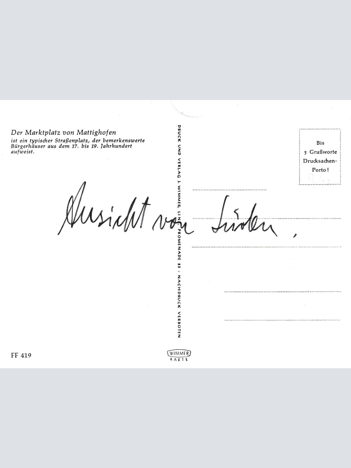 AK, Mattighofen, Oberösterreich, Oldtimer (S2392)