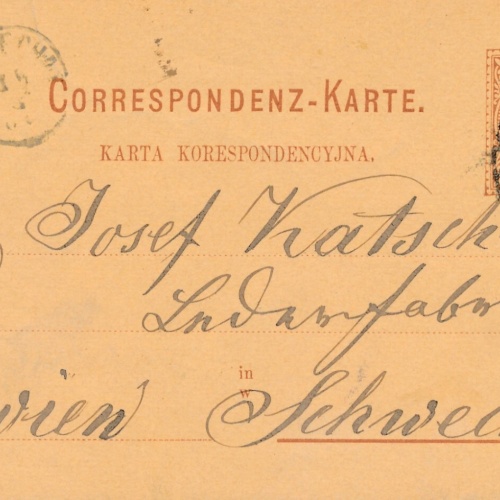 2 Kreuzer - Ganzsachen - Karte 1882 aus Lemberg - Lwow (10167)