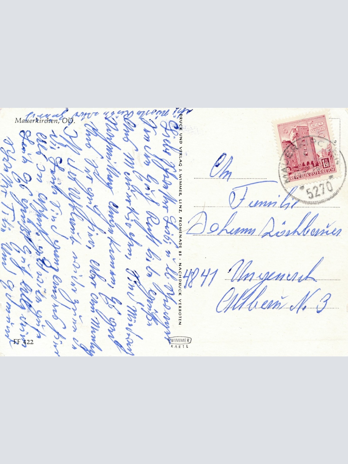 AK, Mauerkirchen, Oberösterreich, Oldtimer (S2391)