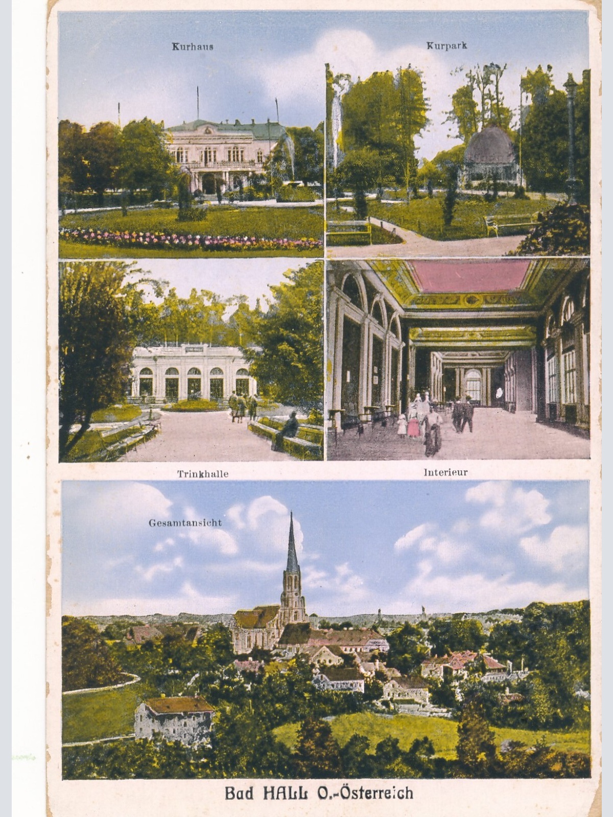 AK aus Bad Hall Mehrbildkarte Oberösterreich Ansichtskarte (10590)