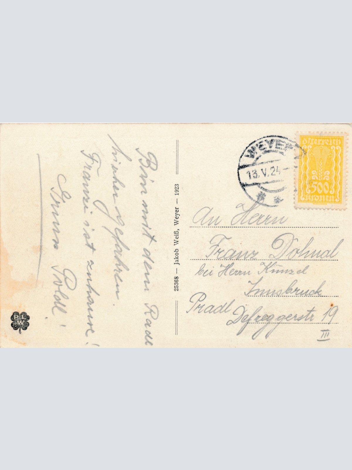 AK aus Weyer an der Enns Oberösterreich Ansichtskarte (10581)