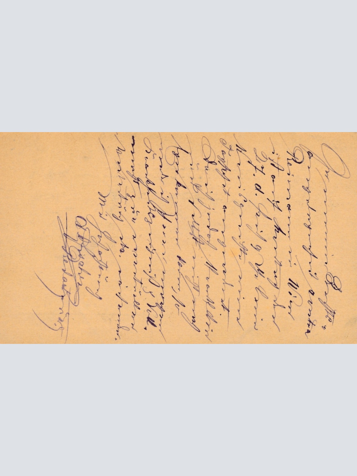 2 Kreuzer - Ganzsachen - Karte 1882 aus Görkau (10073)