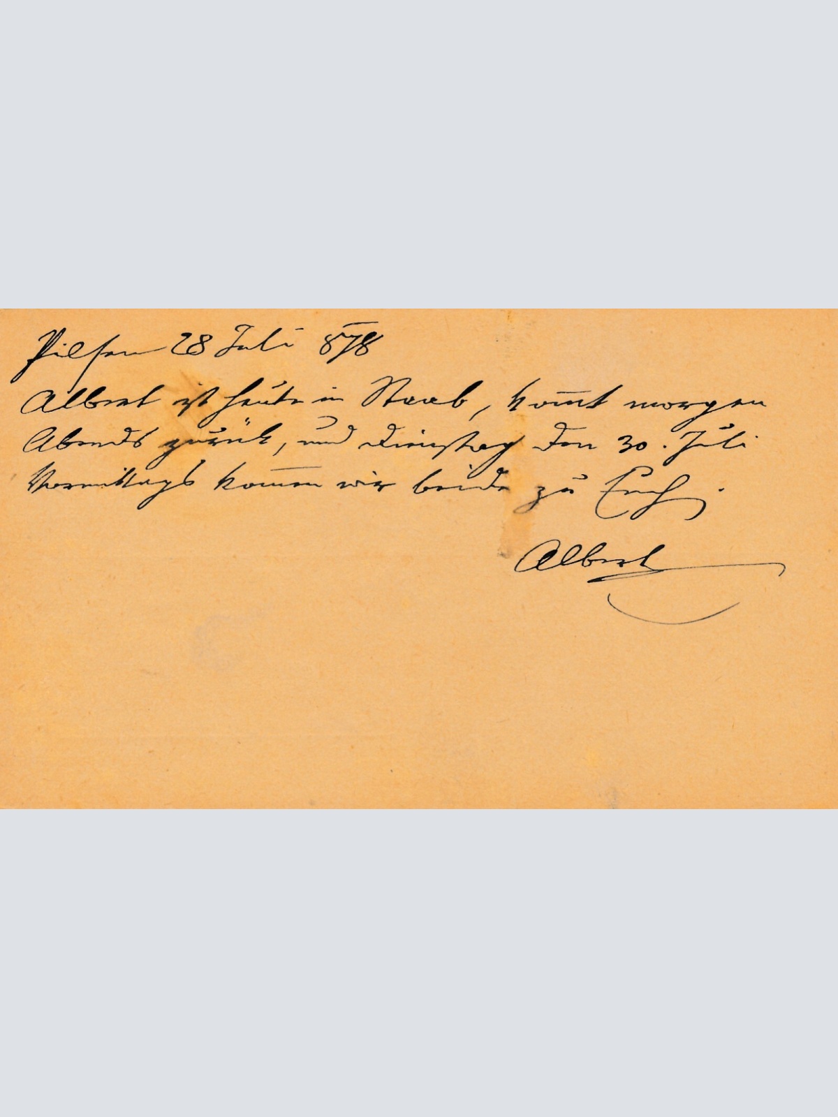 2 Kreuzer - Ganzsachen - Karte 1882 aus Pilsen - Pilzen (10114)