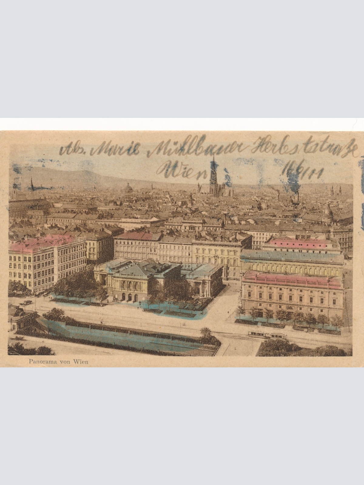 AK aus Wien Panorama Ansichtskarte (10565)