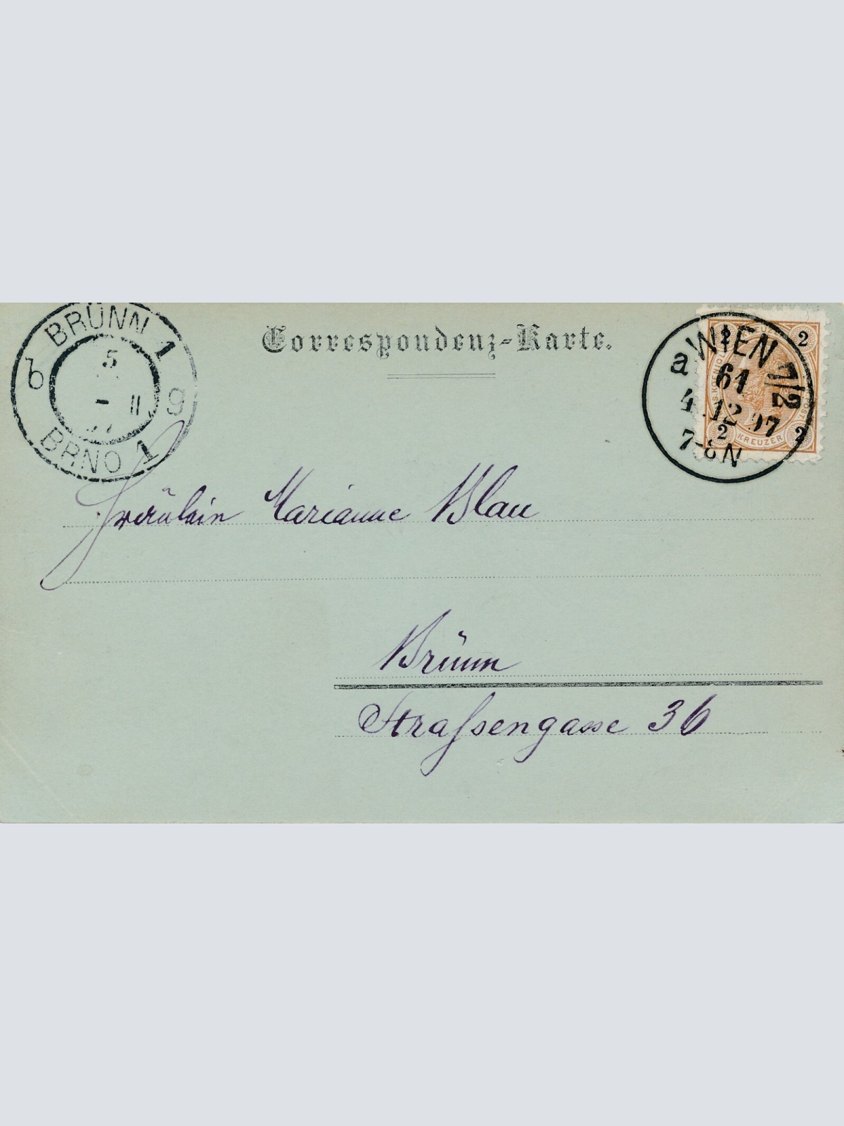 Mondschein - Karte aus Wien Ansichtskarte (10562)