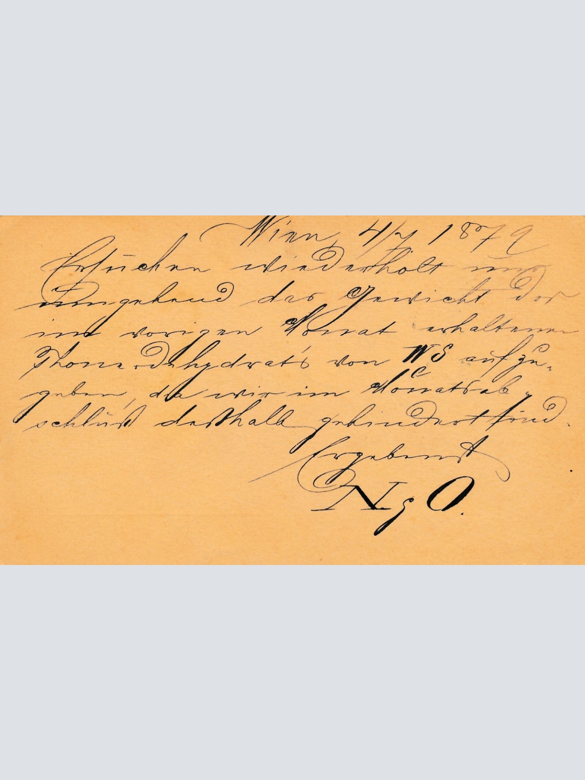 2 Kreuzer - Ganzsachen - Karte 1879 aus Wien (10705)