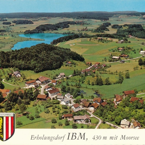 AK Alpine - Luftbild aus Ibm Oberösterreich Ansichtskarte (10726)