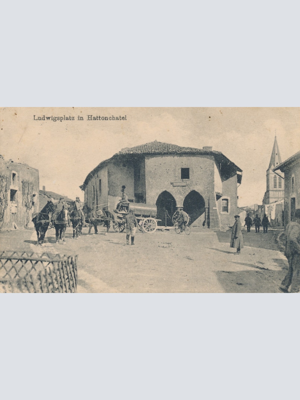 AK aus Ludwigsplatz in Hattonchatel Frankreich Ansichtskarte (9172)