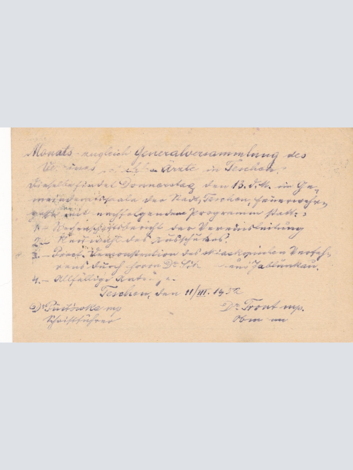 5 Heller - Ganzsachen - Karte 1902 aus Teschen (10651)