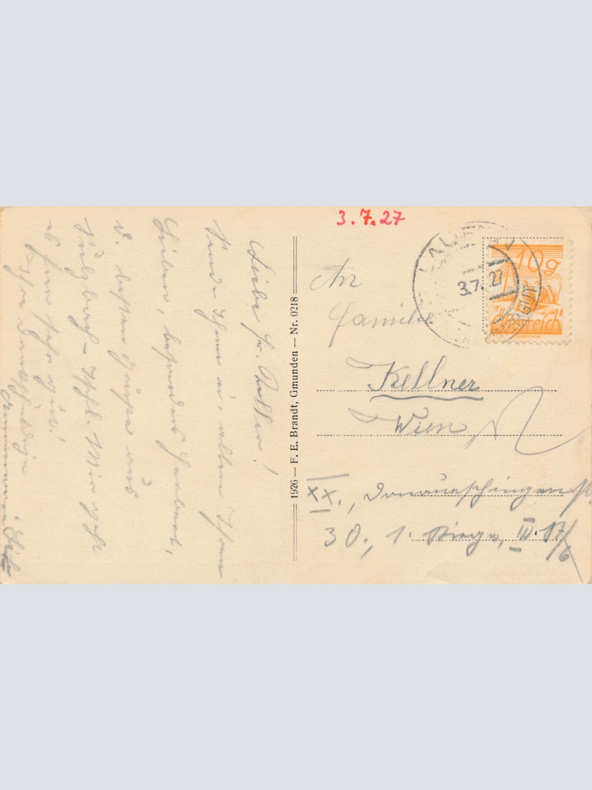 AK aus Bad Ischl Oberösterreich Ansichtskarte (10637)