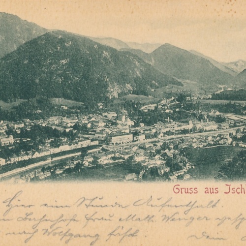AK gruss aus Ischl Oberösterreich Ansichtskarte (10639)