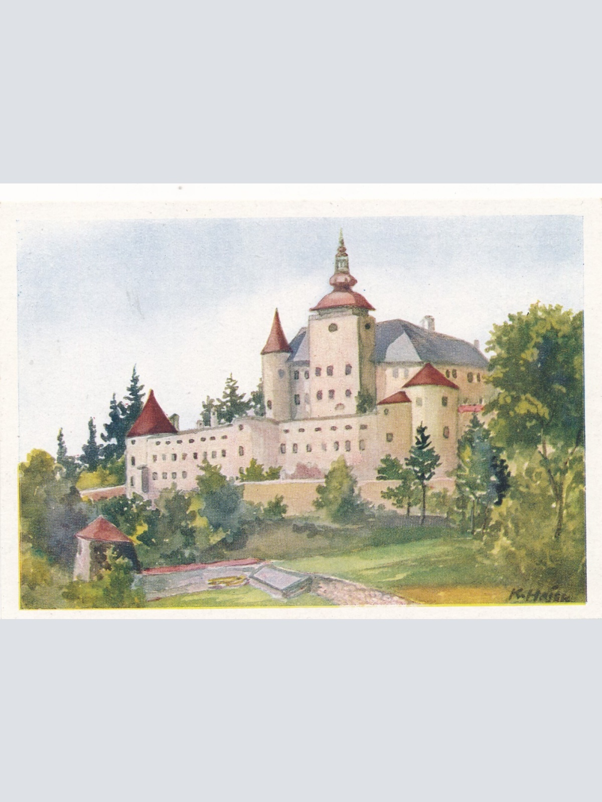 AK aus Kefermarkt Oberösterreich Schloss Weinberg (J138)