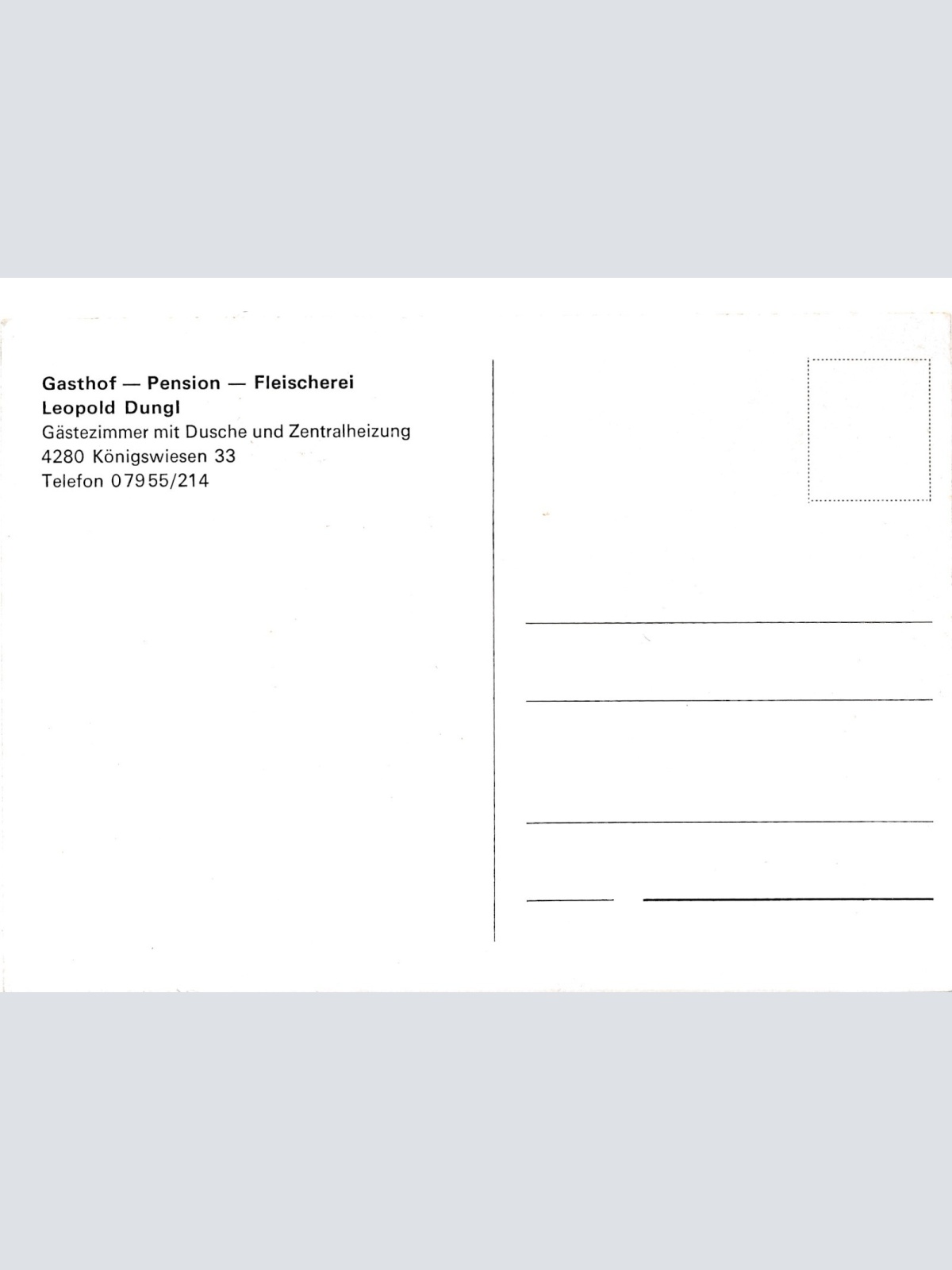 AK aus Königswiesen Oberösterreich (J128)