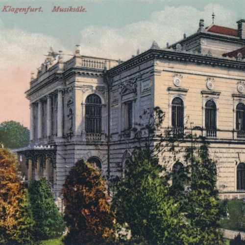 AK aus Klagenfurt Musiksäule Kärnten (10461)