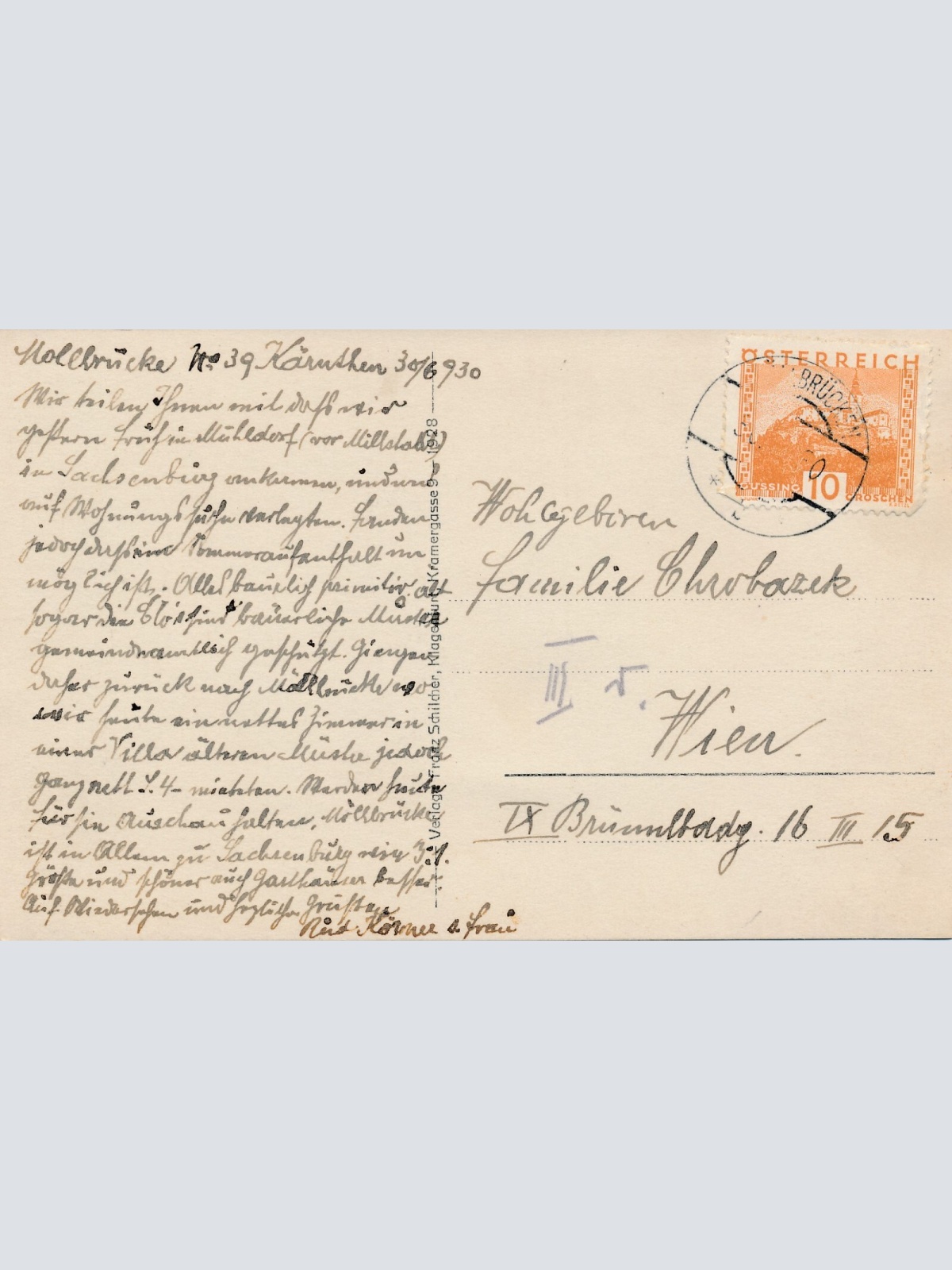 AK aus Möllnbrücken Kärnten (10471)