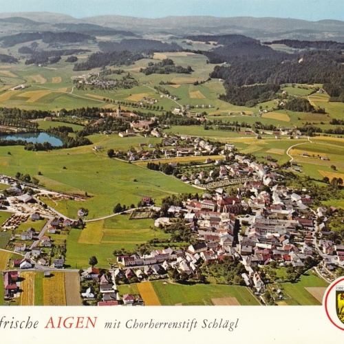 Alpine - Luftbild aus Aigen Oberösterreich Ansichtskarte (10933)