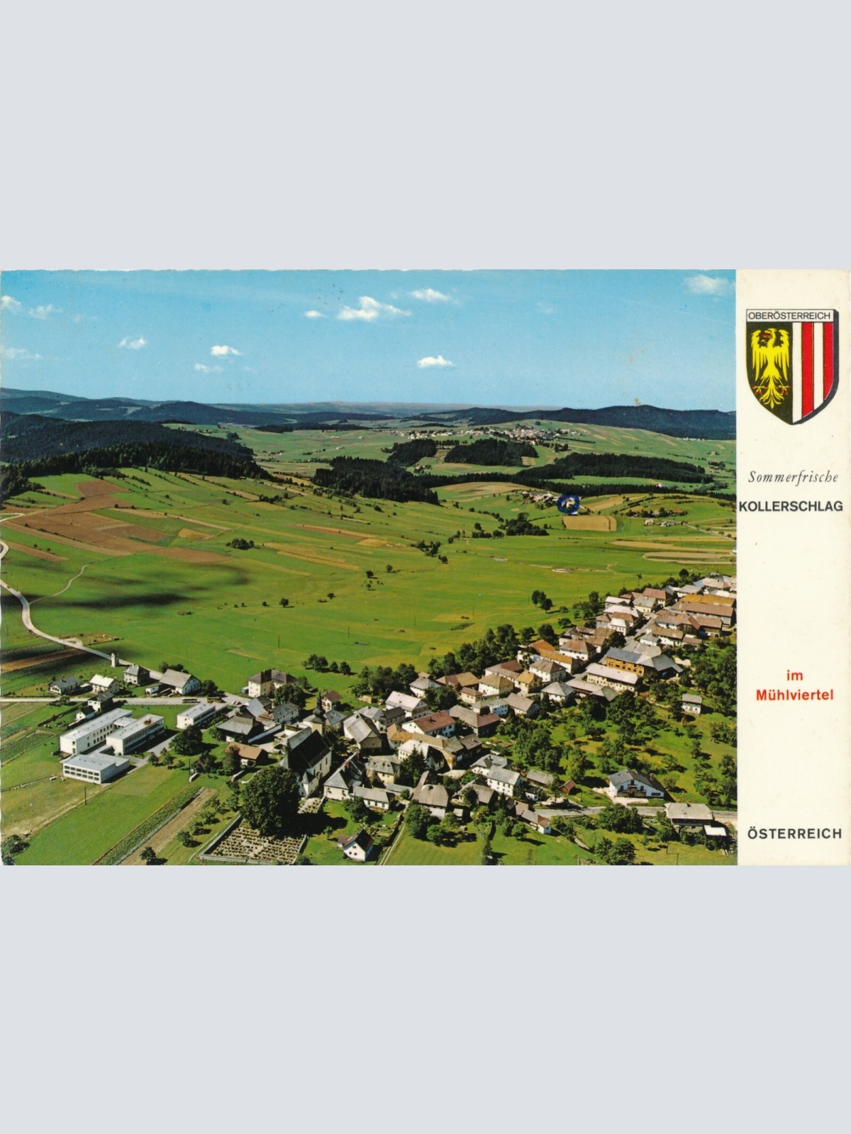 Alpine - Luftbild aus Kollerschlag Oberösterreich Ansichtskarte (10925)