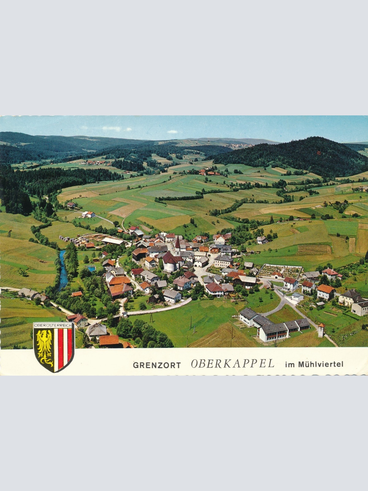 Alpine - Luftbild aus Oberkappel Oberösterreich Ansichtskarte (10928)