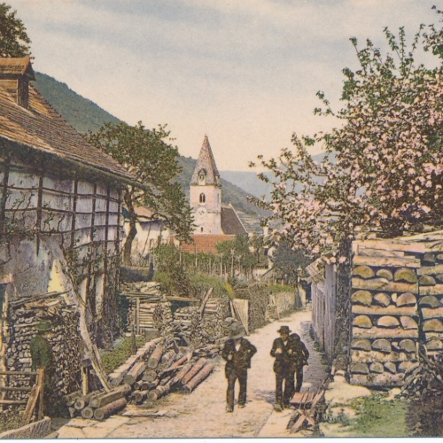 AK aus Wachau motiv aus Spitz Niederösterreich Ansichtskarte (10965)