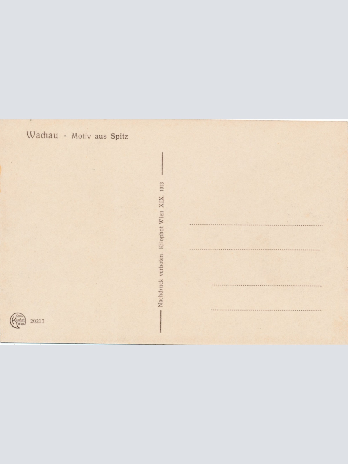 AK aus Wachau motiv aus Spitz Niederösterreich Ansichtskarte (10965)