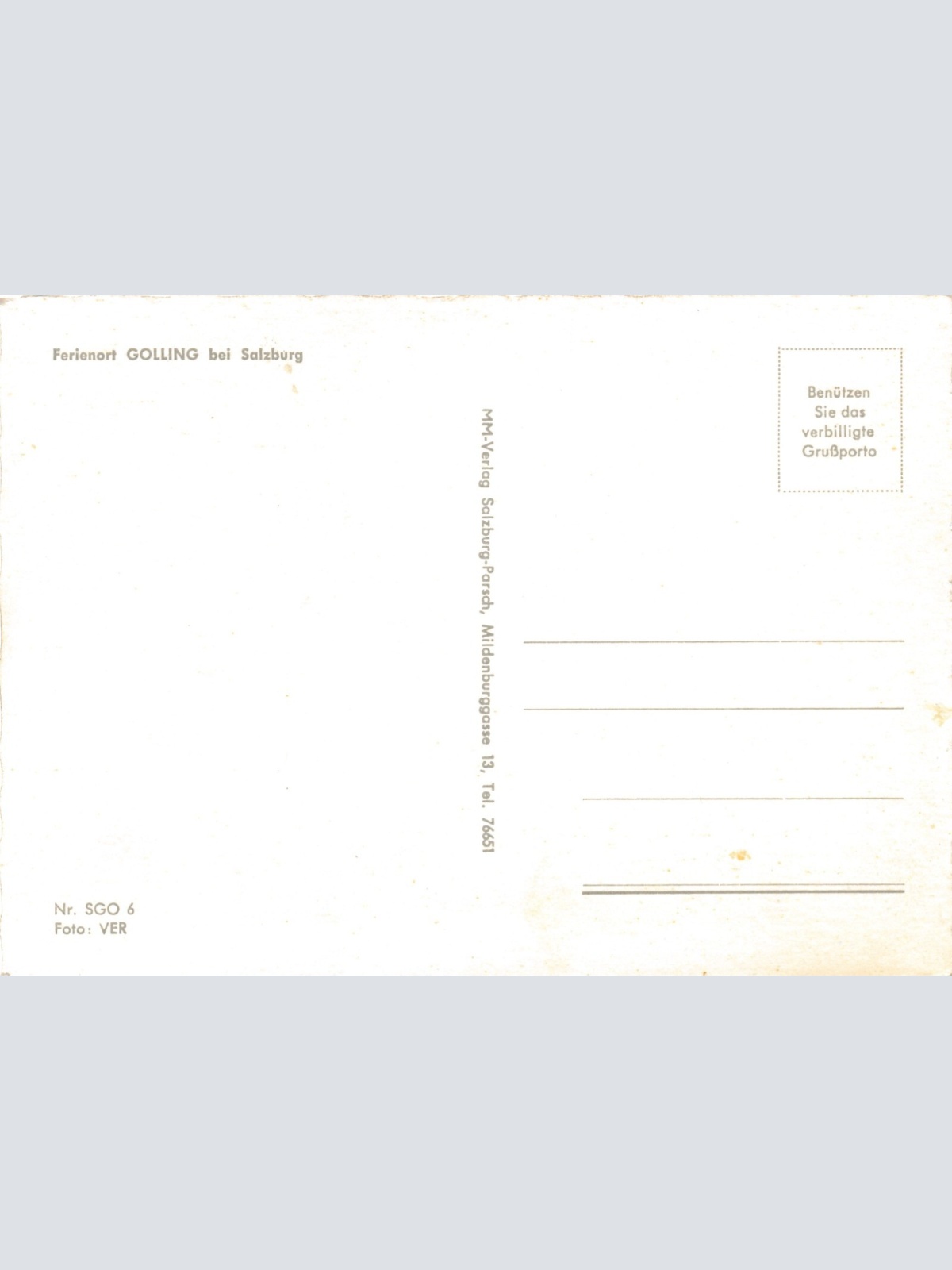 AK aus Golling Straßenansicht Ansichtskarte (10951)