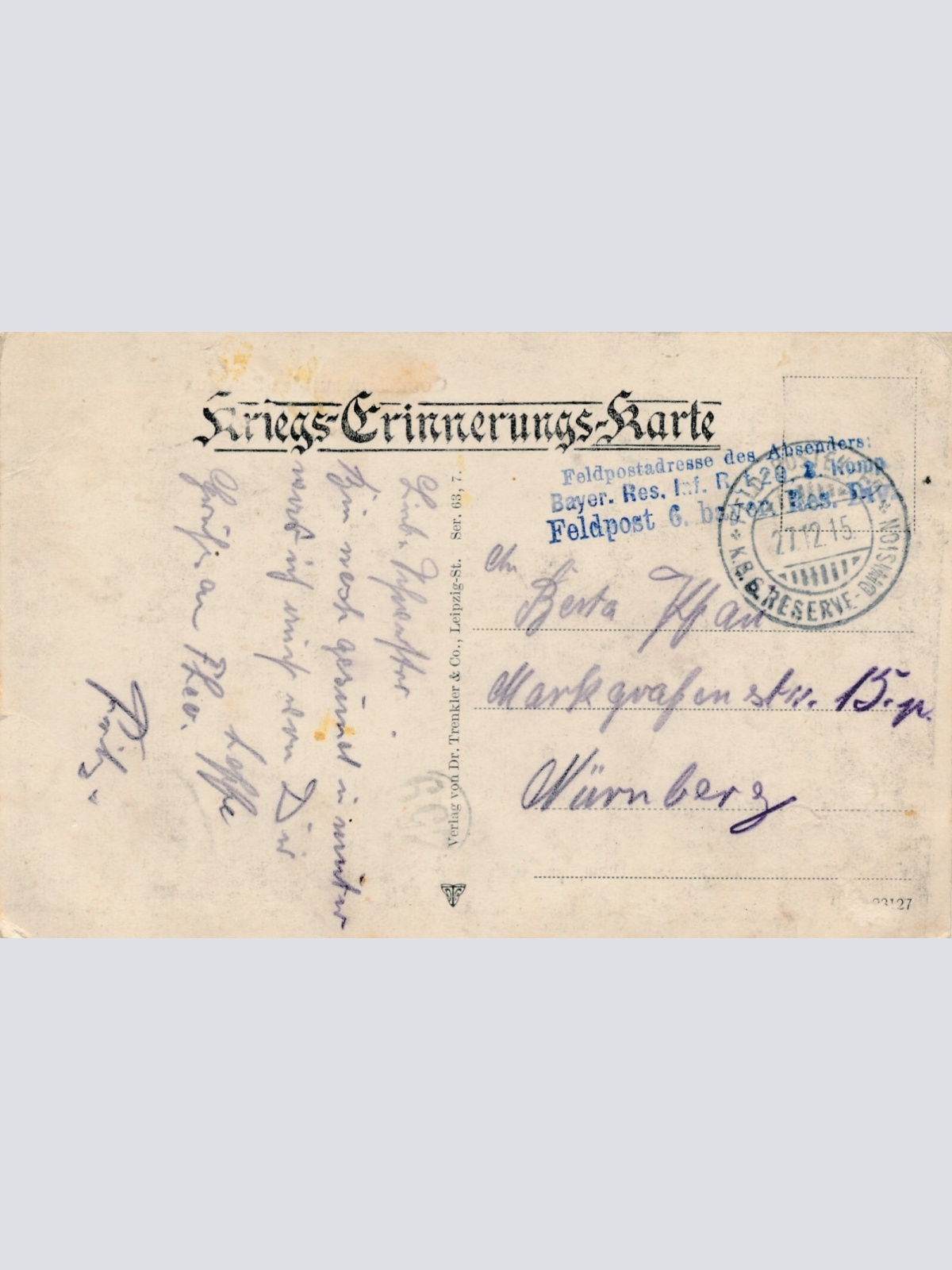 AK aus Goudelancourt les Berrieux Dorfplatz Frankreich Ansichtskarte (10885)