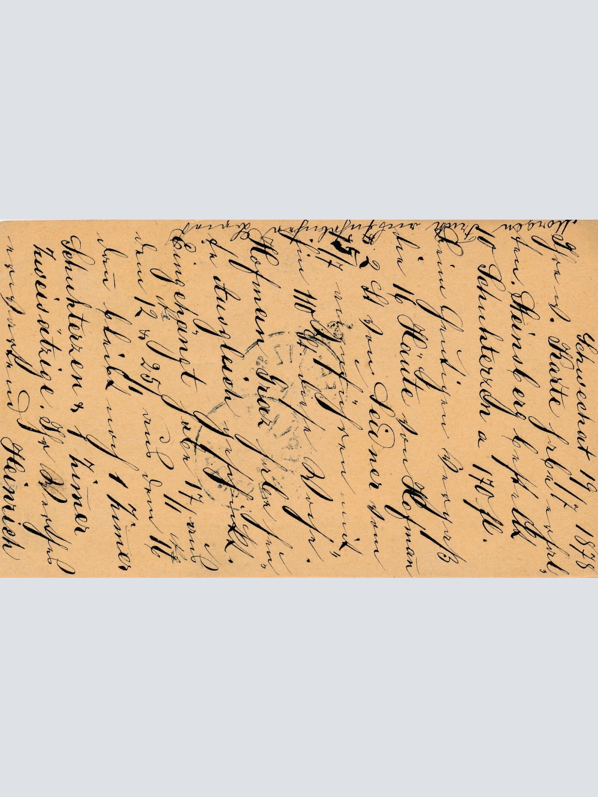 2 Kreuzer - Ganzsachen - Karte 1978 aus Schwechat (10870)