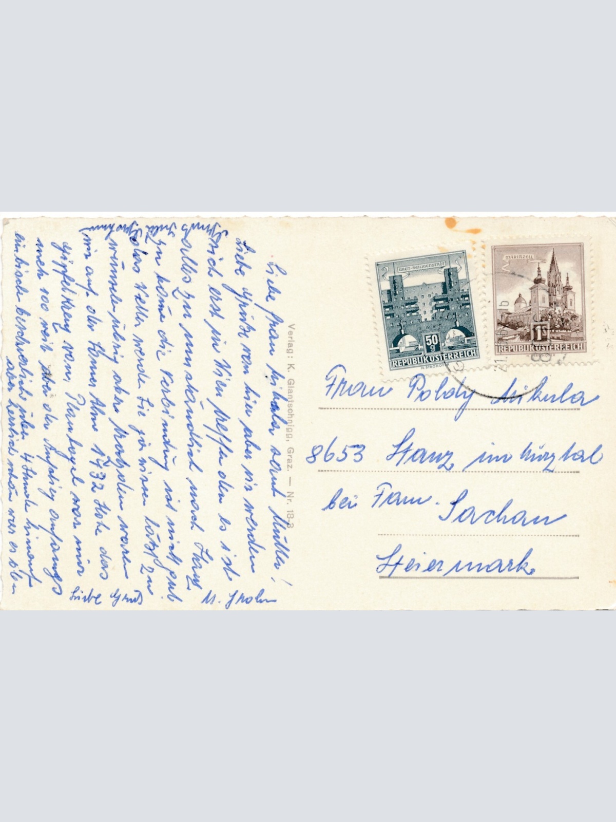 AK aus Gasen Steiermark Ansichtskarte (10911)