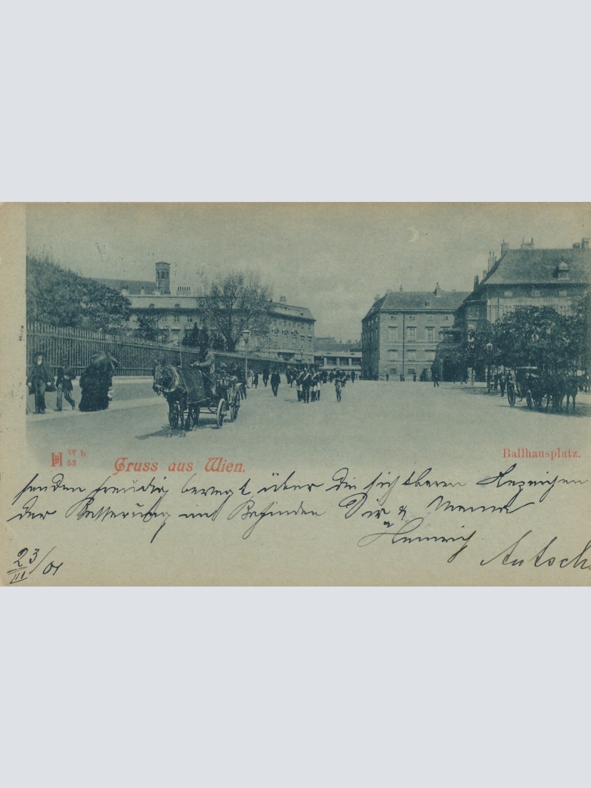 AK aus Wien Ballhausplatz Ansichtskarte (10891)