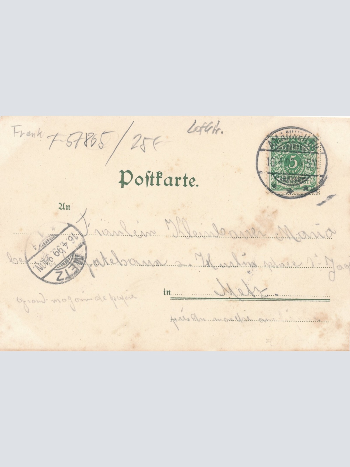 Litho - Karte gruss aus Amanweiler Ansichtskarte (10895)