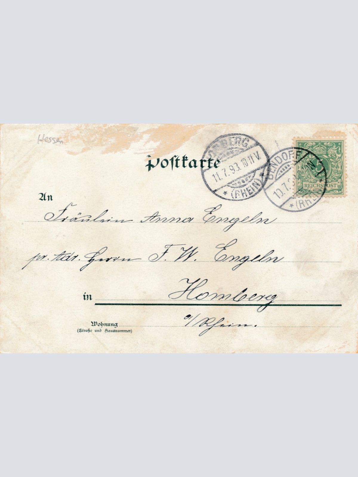 Litho - Karte gruss aus Rüdesheim Hessen Ansichtskarte (10901)