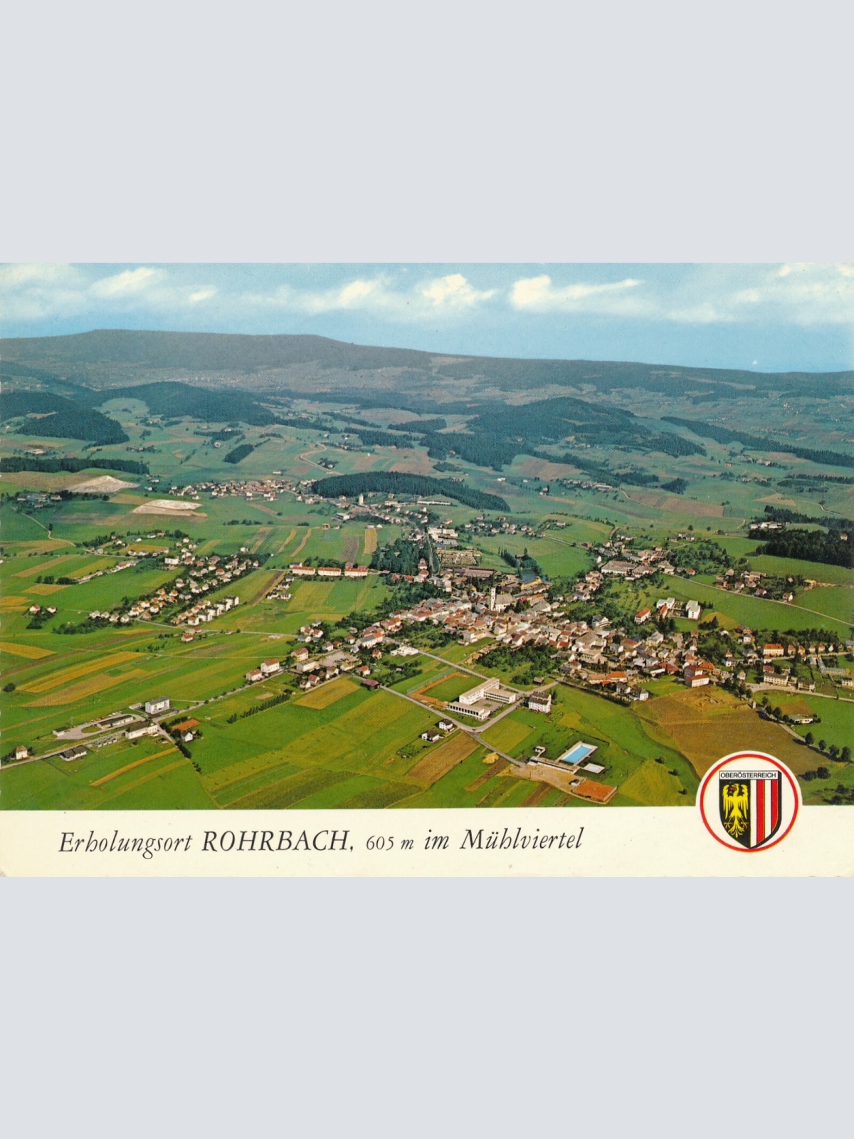 Alpine - Luftbild aus Rohrbach Oberösterreich Ansichtskarte (10918)