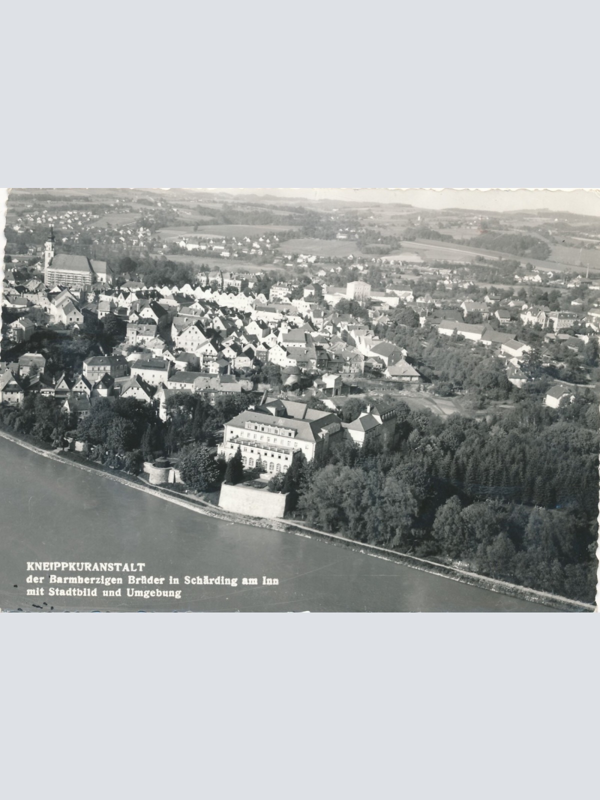 AK aus Schärding Kneippkuranstalt Oberösterreich Ansichtskarte (11046)