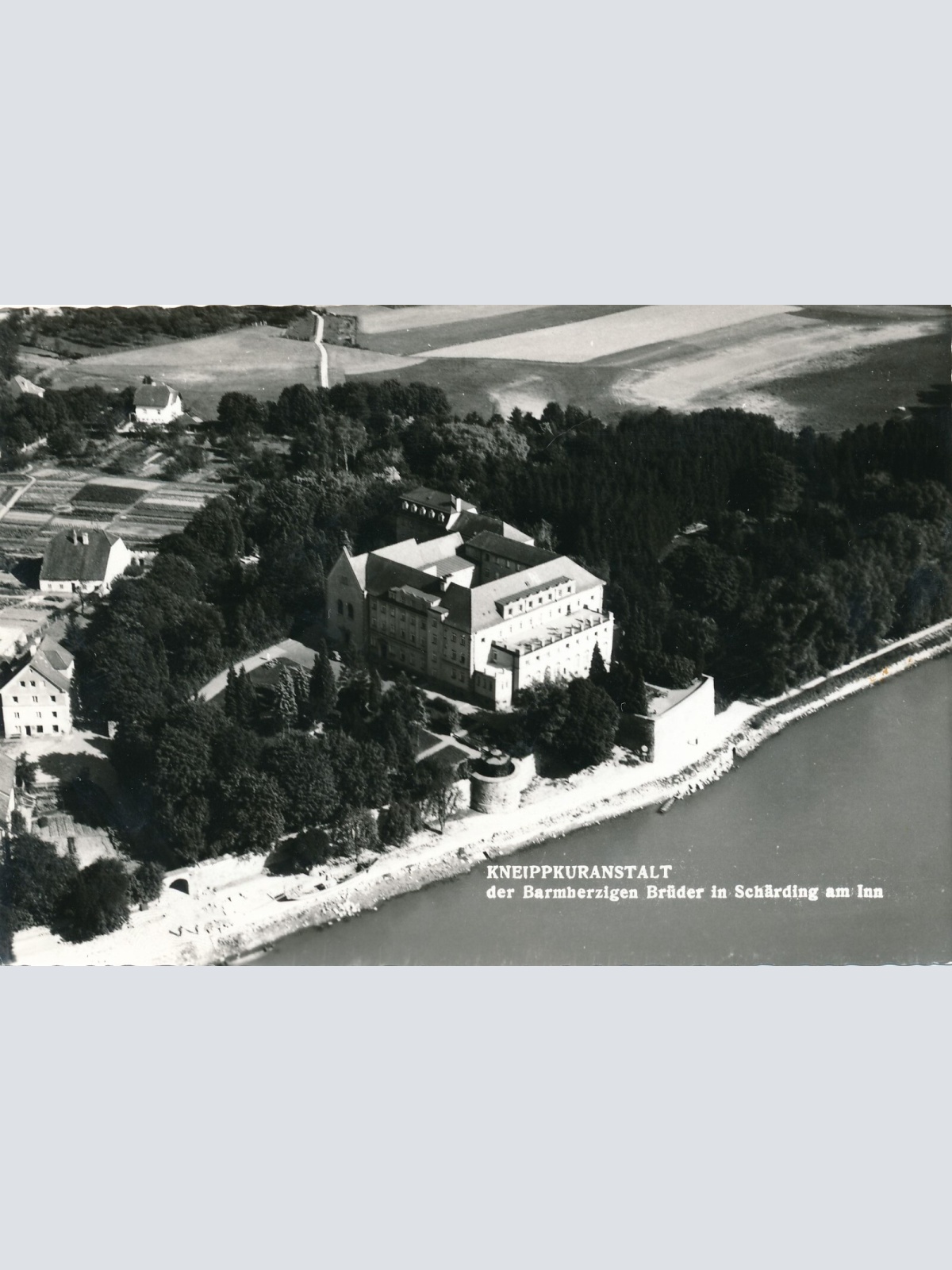 AK aus Schärding Kneippkuranstalt Oberösterreich Ansichtskarte (11047)