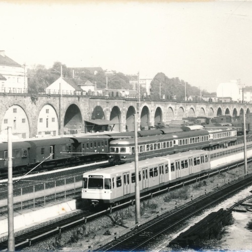 Motiv - Foto - Karte Eisenbahn - Straßenbahn Ansichtskarte (11093)