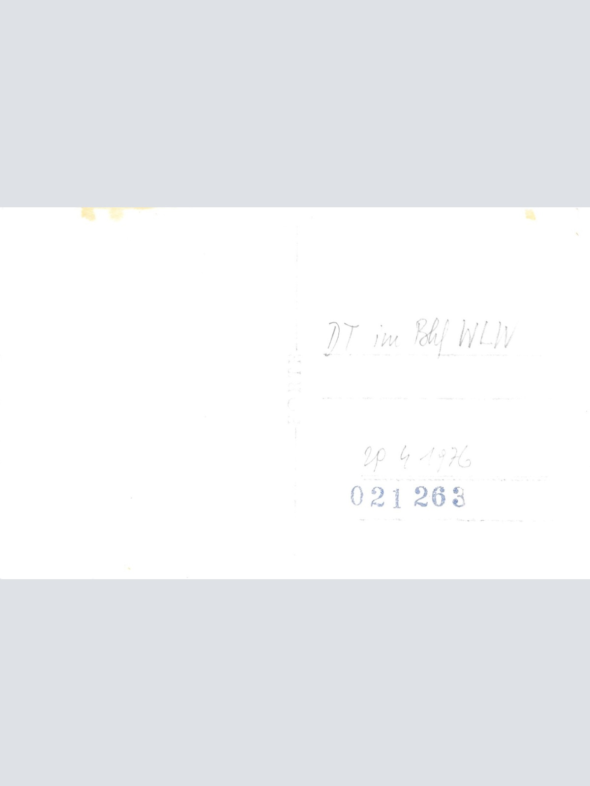 Motiv - Foto - Karte Eisenbahn - Straßenbahn (11094)