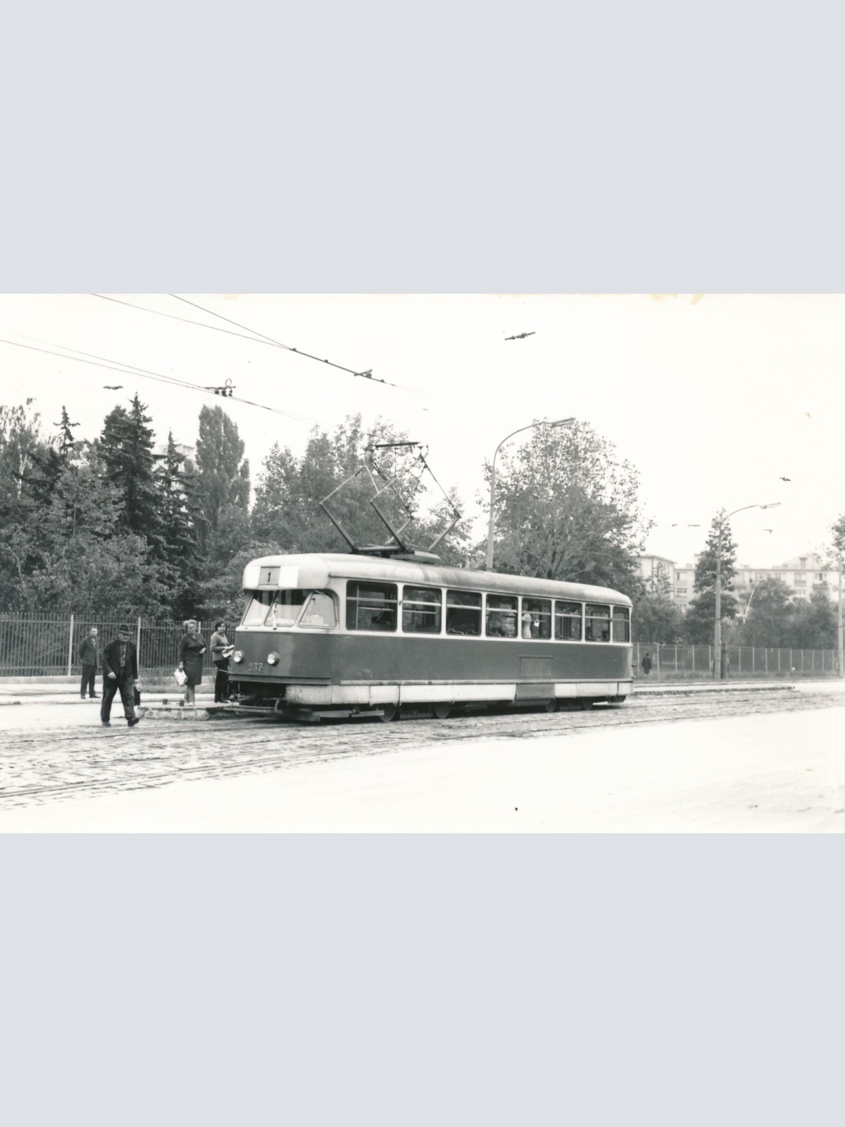 Motiv - Foto - Karte Eisenbahn - Straßenbahn (11096)