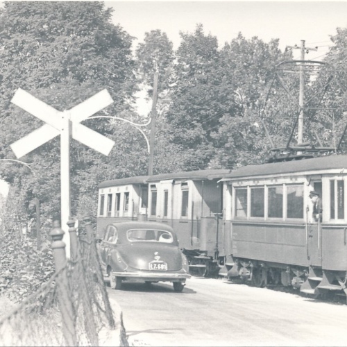 Motiv - Foto - Karte Eisenbahn - Straßenbahn (11098)