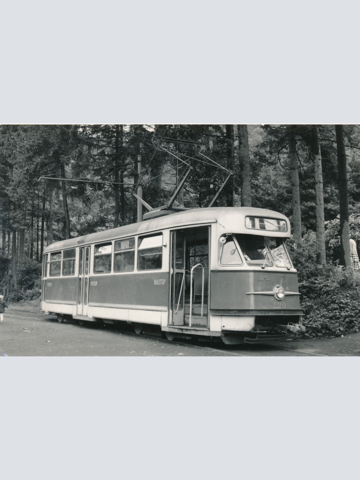 Motiv - Foto - Karte Eisenbahn - Straßenbahn (11105)