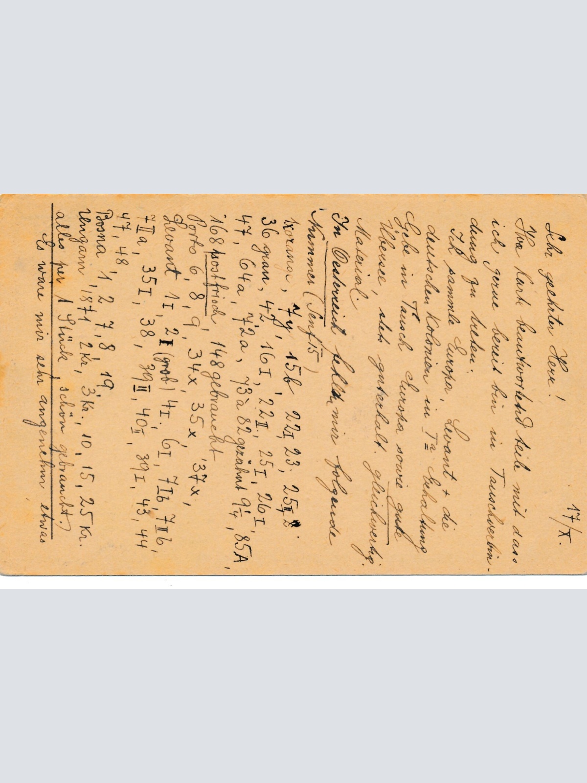 8 Heller Ganzsachen - Antwortkarte 1817 aus Dobruska (11008)