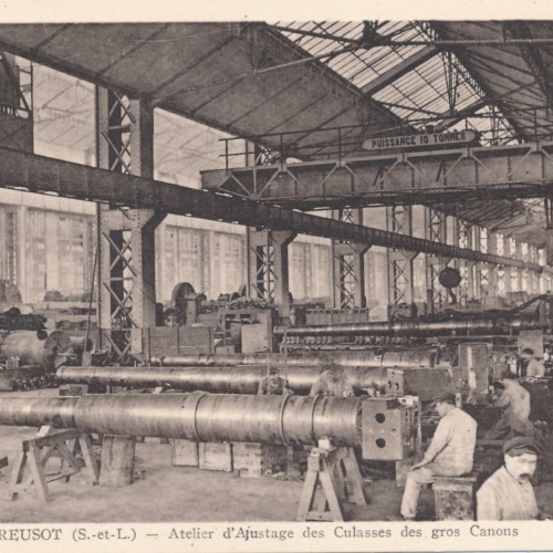 AK aus Creusot Atelier d´Ajustage des Culasses Frankreich Ansichtskarte (9591)