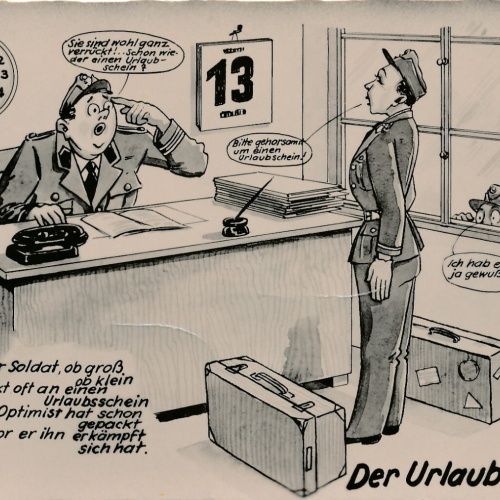 Motiv - Karte Der Urlaubsschein (10773)