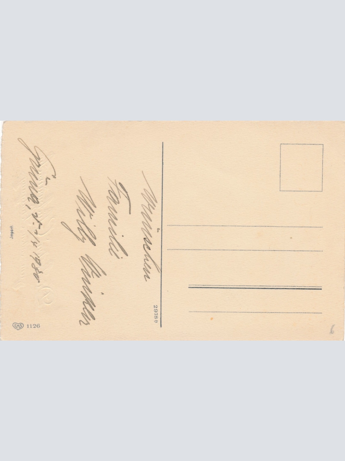 Motiv - Karte Erster Schultag Mädchen mit Schultüten (10774)