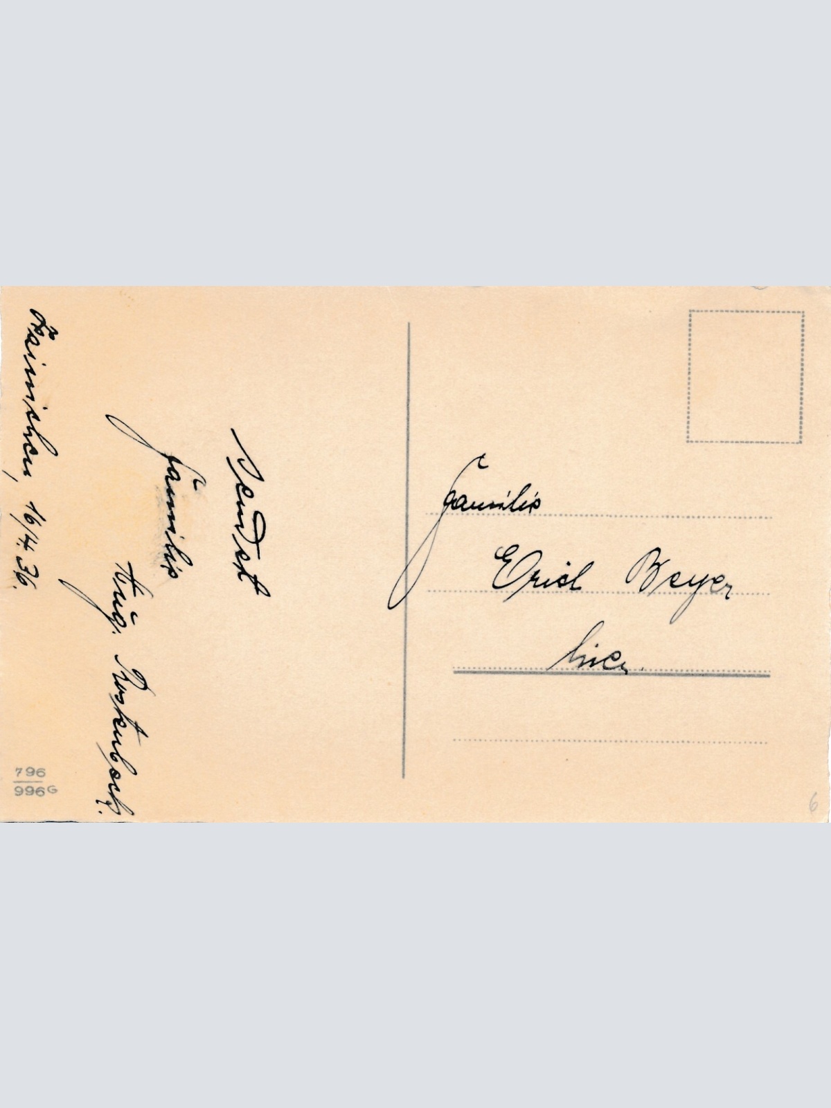 Motiv - Karte Erster Schultag Mädchen mit Schultüten (10776)