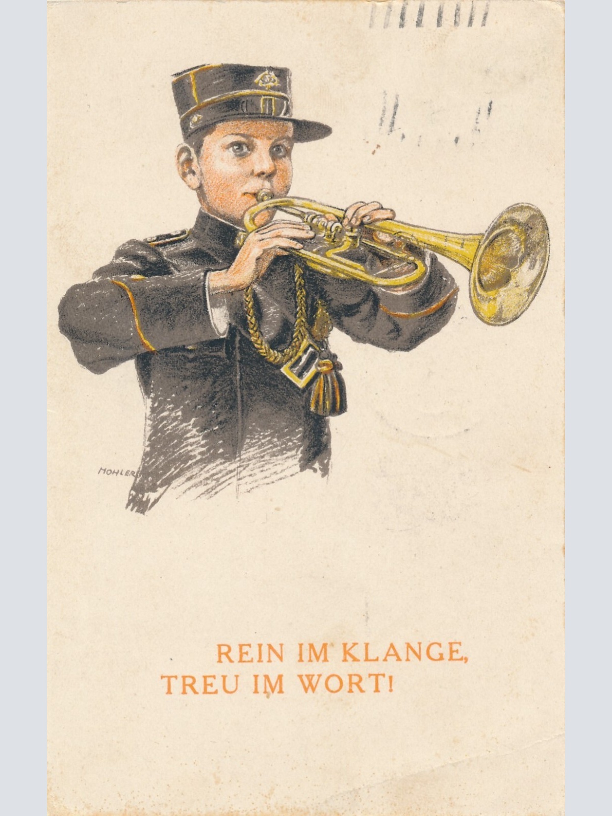 Motiv - Karte Rein im Klange Treu im Wort  (10766)