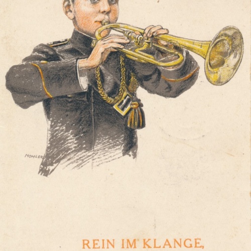 Motiv - Karte Rein im Klange Treu im Wort  (10766)