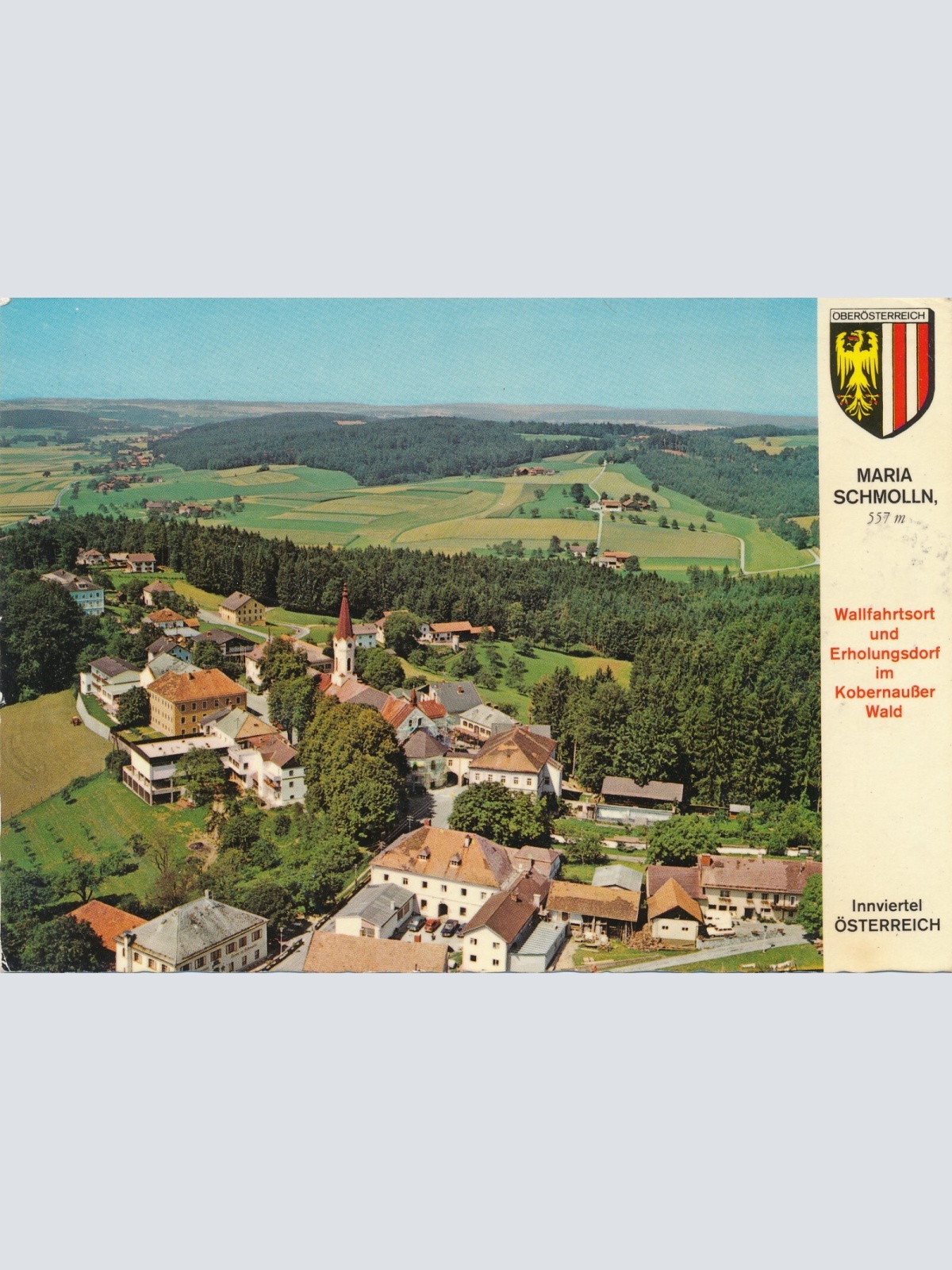 AK Alpine - Luftbild aus Maria Schmolln Oberösterreich (10799)