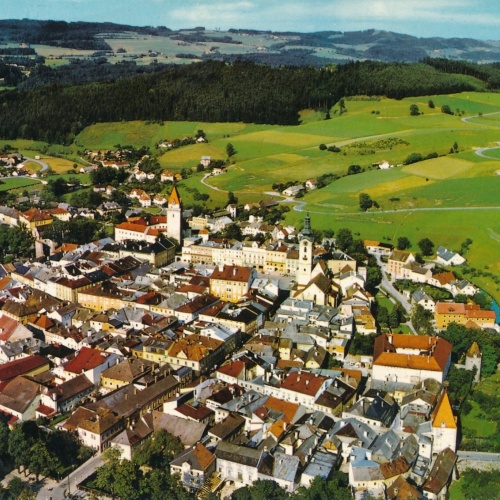 AK Alpine - Luftbild aus Freistadt Oberösterreich (10802)