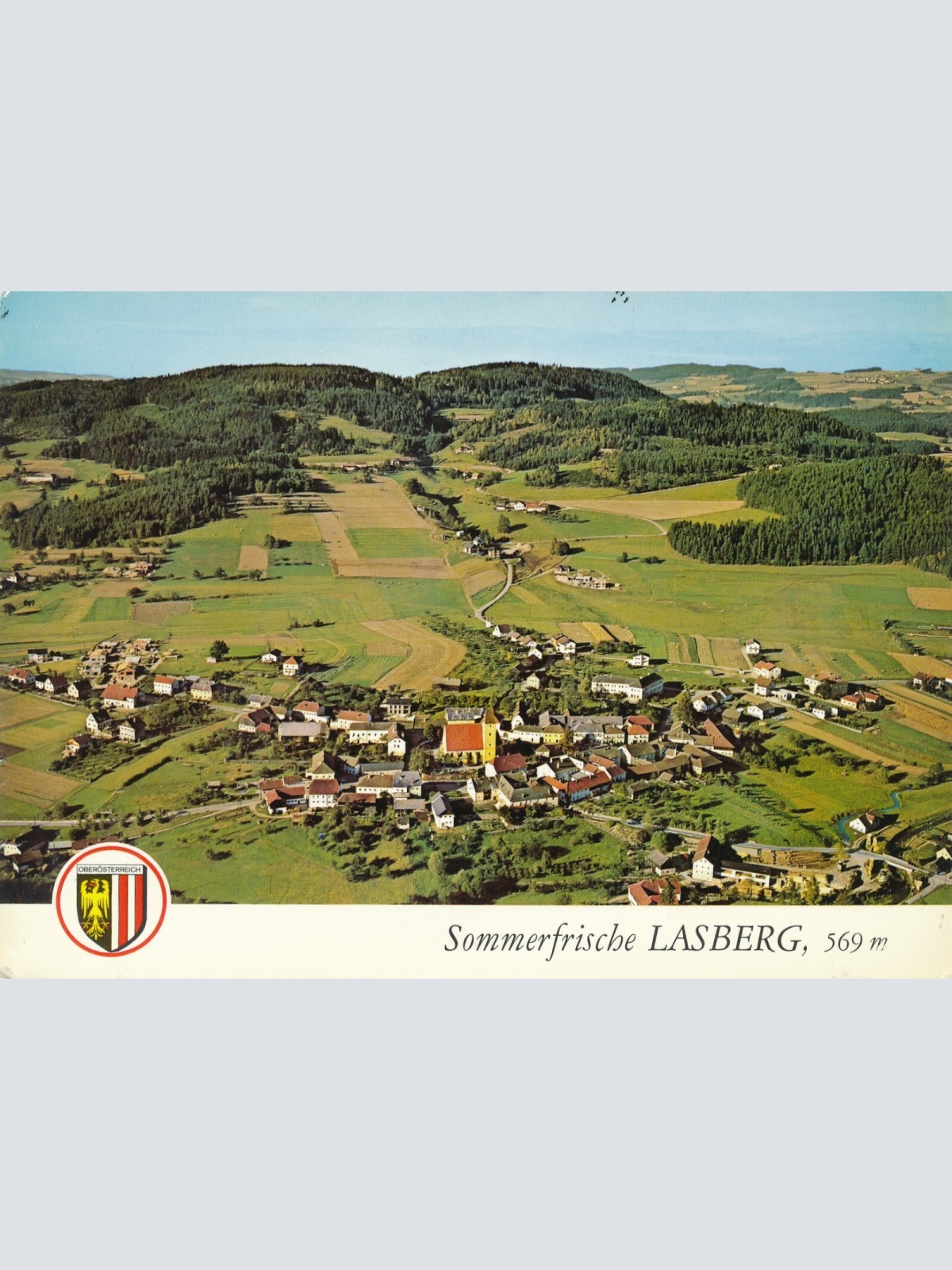 AK Alpine - Luftbild aus Lasberg Oberösterreich (10794)