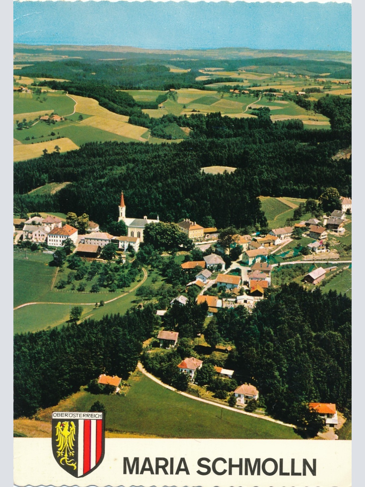 AK Alpine - Luftbild aus Maria Schmolln Oberösterreich (10783)